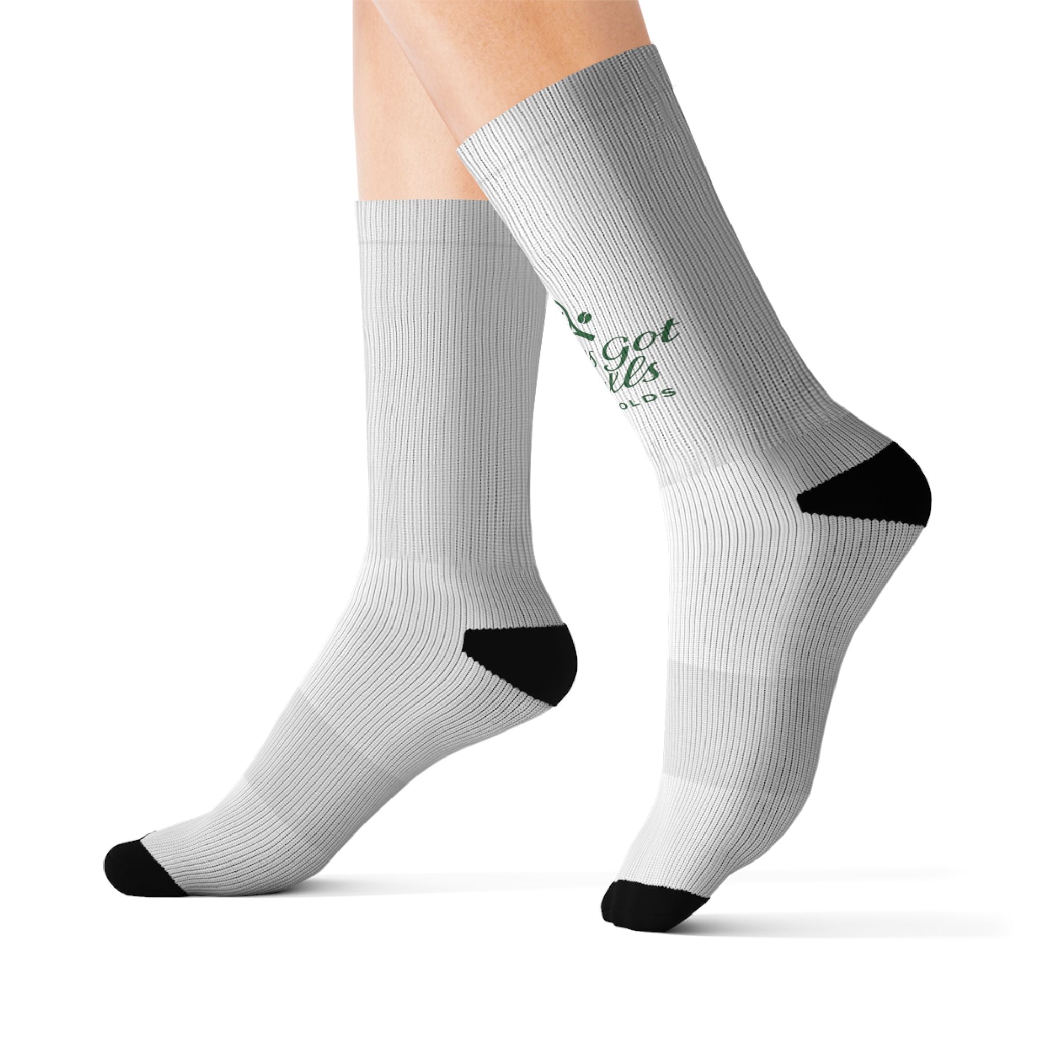 Golf Rules Sublimation Socks – Novelty Crew Socks for Golfers
